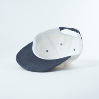 Casquette de baseball unisexe personnalisée en velours côtelé à 6 panneaux, visière plate, non structurée, avec logo brodé et boucle réglable, vente en gros