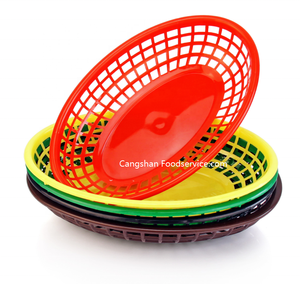 Cangshan Fast Food Basket  PP Plastic Basket  Round  Oval  FFB-