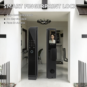 टी लॉक एल्यूमीनियम मिश्र धातु फेस रिकग्निशन स्मार्ट फिंगरप्रिंट लॉक क्लाउड ट्यूया ऐप 2 साल की वारंटी इलेक्ट्रॉनिक पासवर्ड एंटी-चोरी - Product Image 2