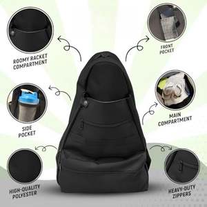 Bolsa DE TENIS personalizada Puffer Sport Ball Bolso Puffer Pickle Ball Bag Mujeres Hombres Mochila - Product Image 5