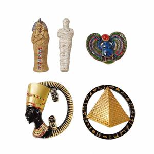 Imán Decorativo para Refrigerador con Diseño de Pirámide Egipcia, Tridimensional, de Resina - Product Image 1