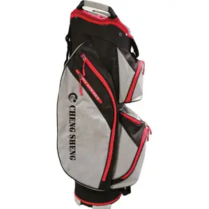 新设计批发定制高尔夫球童包14种使用方便的高尔夫球车包