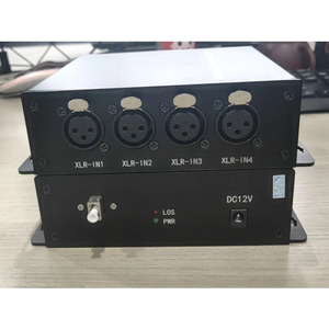 Đài phát thanh chuyên nghiệp cân bằng âm thanh XLR trên sợi 4 kênh Máy phát âm thanh và máy thu - Product Image 2