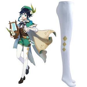 Disfraz de Cosplay de Venti del Juego de Anime Genshin Impact para Adultos/Niños, Peluca, Zapatos, Vestido Lolita, Disfraz para Fiesta de Halloween - Product Image 6