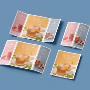 نشرة إعلانية مطوية وكتيب مخصص لترويج الأعمال ورق مطوي/منشورات إعلانية بجودة عالية - Product Image 3