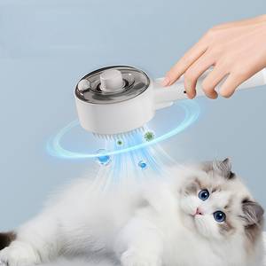 2025 Brosse à vapeur pour chat pour perte de Spritz Defur <span class=keywords><strong>Peigne</strong></span> pour animaux de compagnie Perte de vapeur Brosse pour chien pour cheveux longs et courts - Product Image 5