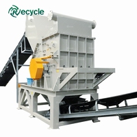 Komplette Abfallmetall-Recyclinganlage Automatische Sortiermaschine mit Hammermühle-Schredder für Stahlschrott Aluminium Kupfer