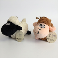 Jouet à mâcher en peluche classique et durable pour chiens et chats, avec sonnette intégrée, idéal pour la stimulation des animaux de compagnie - Vente en gros