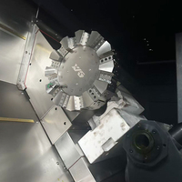 Centre d'usinage CNC TCK800Y à lit incliné, tour CNC robuste de haute précision avec outils motorisés pour le tournage et le fraisage des métaux