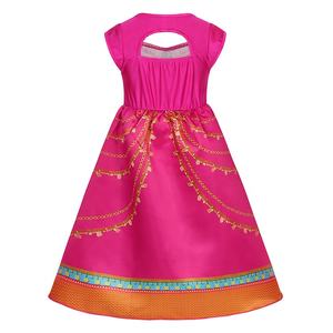 Costume <span class=keywords><strong>Jasmine</strong></span> pour enfants fille, robe de <span class=keywords><strong>princesse</strong></span> <span class=keywords><strong>Aladdin</strong></span>, vêtements de Cosplay d'école, Costumes de spectacle, robe Photo décontractée, nouveau Design - Product Image 2