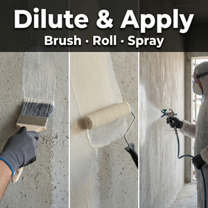 Imprimación base de hormigón penetrante a base de agua, selladora, que mejora la adherencia, pre-revestimiento para el tratamiento previo de superficies de construcción - Product Image 4