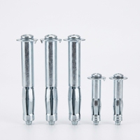 Grossiste chinois de boulons d'ancrage en acier au carbone zingué, vis d'expansion, chevilles pour murs creux, modèle pour la construction