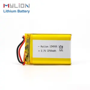 mylion批发OEM锂聚合物电池3.7v 3700毫安时134066锂聚合物电池3.7v 3700毫安时锂聚合物电池高容量