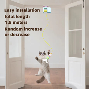 Jouets suspendus électriques pour chats, jouet interactif oiseau volant, jouet de poursuite pour animaux de compagnie, pour l'exercice et le divertissement en intérieur - Product Image 5