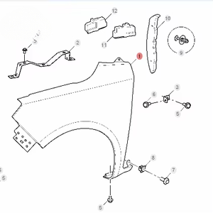 Pacchetto genuino <span class=keywords><strong>Auto</strong></span> all'ingrosso cina con tutte le parti di <span class=keywords><strong>Auto</strong></span> gamma in acciaio Set MG 5 - Product Image 3
