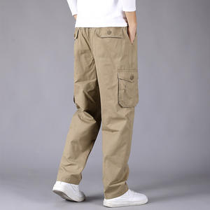 Nouveaux hommes printemps et été nouveaux pantalons décontractés hommes d'âge moyen <span class=keywords><strong>salopette</strong></span> hommes gros gars Style coréen lâche en gros - Product Image 3