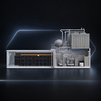 Centre de données conteneurisé refroidi par liquide avec collecteur de liquide et contrôle intelligent du flux pour racks GPU haute densité