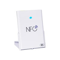 Lector de tarjetas resistente al agua NFC, lector de tarjetas ISO15693, USB 13,56 MHz, lector RFID con soporte, opcional, para el envío a través de la red