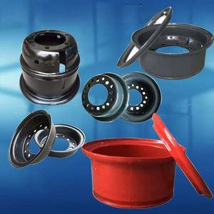 Disesuaikan 2 buah roda baja Rim 7.00 T-15 <span class=keywords><strong>Loader</strong></span> Rim 7.00-15 Forklift baja Rim untuk 28X9-15 - Product Image 6