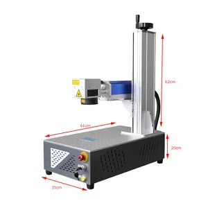 Fast Delivery Manufacturer Portable 20w Jpt Mini Metal Logo Printing Laser Marking Engraving Machine
