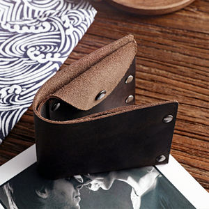Bulk Moneyclip Men Wallet Money Clip Holder for Men - With Money Clip Slim Genuine Leather Card Holder - Product Image 2