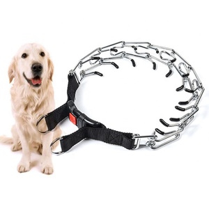 Collar de Adiestramiento para Perros con Púas, Collar de Estrangulamiento para Perros, Collar para Mascotas para Exteriores con Puntas de Goma Cómodas, Collar de Estrangulamiento para Perros sin Tirones - Product Image 1