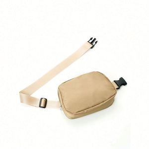 Customized Color Customized Packing Nylon Waterproof Pillow Shape Waist Bag Logo Fashion Unisex Zipper Crossbody Bag Outdoor - Product Image 5