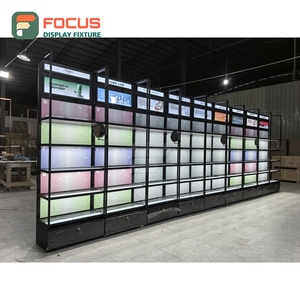 Custom Store Interior Powder Coated Metal Shop Furniture Installation Service Makeup Store Interior Design - Product Image 5