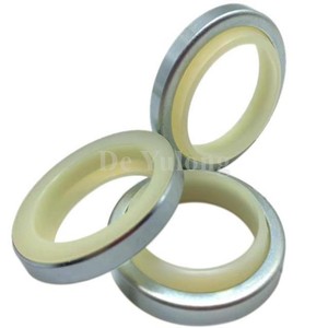 Sello de limpiaparabrisas N-ok genuino DKI Metal + PU anillo de sello de polvo para Kit de sello de cilindro hidráulico - Product Image 1