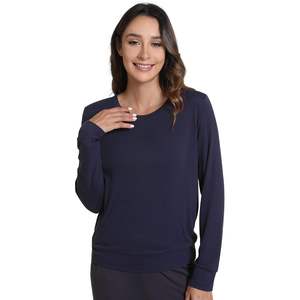 Camiseta de Pijama Personalizada para Mujer, Manga Larga, Cuello Redondo, Ropa de Dormir Suave, Tallas S-XXL - Product Image 6