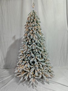Árbol <span class=keywords><strong>de</strong></span> Navidad Artificial Blanco con Nieve Artificial, Ramas Densas Realistas, Decoración para Bodas, Eventos, Hogar y Festividades, Fabricante OEM - Product Image 2