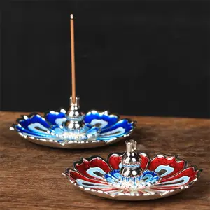 Elegant Household Indoor Lotus Sandalwood Stove Tray With Thread Incense Can Insert Incense And Light Incense Ornaments