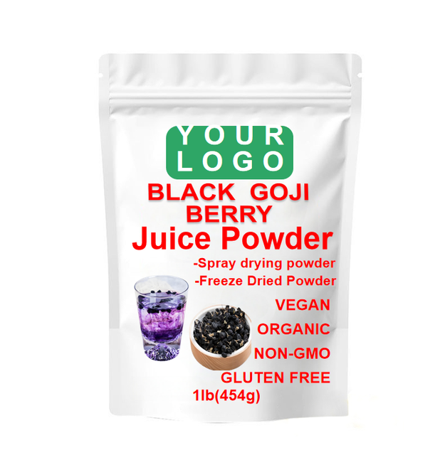 Wholesale Natural Freeze Dried Black Wolfberry Goji Berry Fruit Powder