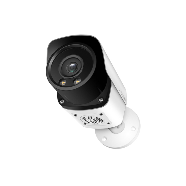 VCA AI Smart Dual Light 2-Way Audio 6MP Bullet POE IP Camera Outdoor Security, 2.8mm Wide Angle, Spotlight&Siren, Full Metal
