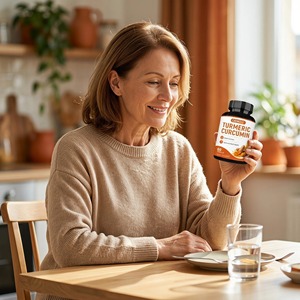 Natural <strong>Turmeric</strong> <strong>Curcumin</strong> <strong>Tablets</strong> for Brain Function Joint &amp; Cardiovascular Wellness Support Dietary Supplement OEM - Product Image 6
