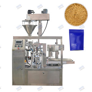 Sachet rotatif automatique 1kg 2kg, pochette à fermeture éclair, tarière en poudre de protéines de lactosérum, joint de remplissage, machine d'emballage Doypack - Product Image 5