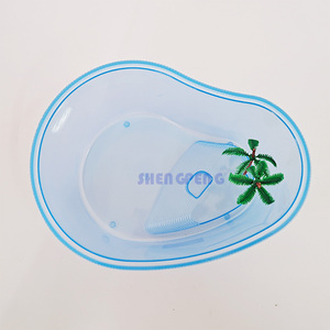 PVC Reptile <span class=keywords><strong>Tortue</strong></span> Habitat Écrevisses Aquarium en plastique <span class=keywords><strong>tortue</strong></span> fish Tank Pour Petit Animal - Product Image 2