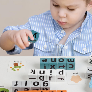 Giáo Dục Kid Học Tập Đồ Chơi Bằng Gỗ Khối Câu Đố Bảng Chữ Cái Nhận Thức Chính Tả Trò Chơi 26 Tiếng Anh Bảng Chữ Cái Đồ Chơi - Product Image 3