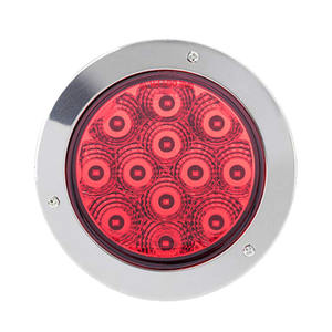 סויה נקודה 4 אינץ 'עגול הוביל קרוון & תאורת משאית | 12v/24v/24v עמיד למים להפסיק להפוך זנב - Product Image 1