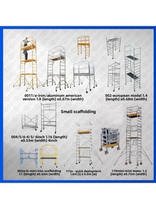 Moderne multifunktion ale <span class=keywords><strong>mobile</strong></span> Gerüst hocker leiter Neue bequeme Haus renovierung Konstruktion zubehör Verdickter Stahl - Product Image 5