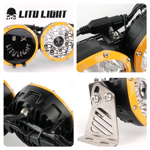 Led punto redondo camión LED lámpara de conducción Spot Light 12V 24V 22 pulgadas Barra Led 4x4 KC Luces todoterreno - Product Image 2