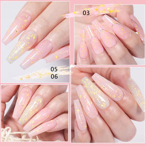 2023 nouveau Internet célébrité <span class=keywords><strong>Yunjin</strong></span> coquille ongles huile colle été glace Transparent couleur paillettes ongles huile colle ongles Salon spécial - Product Image 2