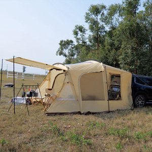 Tente arrière de voiture étanche avec logo personnalisé pour 4-6 personnes, tente de coffre SUV portable pour les voyages en plein air - Product Image 2