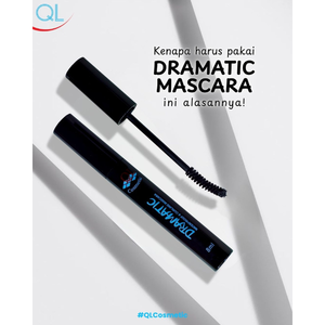 Máscara de Pestañas Dramática a Prueba de Agua y Rizadora QL 8ml. Certificado HALAL, esta fórmula negra y cremosa ofrece rizos duraderos y a prueba de manchas. - Product Image 2