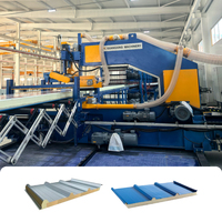 Ligne de production de panneaux muraux sandwich en mousse EPS PU PIR pour entrepôts, ateliers et chambres froides