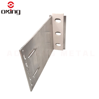 Support de fixation simple en aluminium pour système de bardage de façade, résistant à la rouille