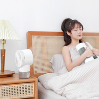 OEM Mini batterie USB personnalisée Refroidisseur d'air en plastique Portable Home Dortoir Eau Réfrigération Ventilateur de pulvérisation Table pour usage domestique