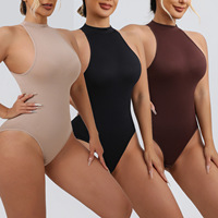 Body sculptant pour femme, effet ventre plat, serre-taille, rehausseur de fesses, sans couture, combinaison sexy