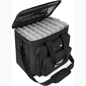 Sac à dos de pêche personnalisé avec 4 plateaux, glacière de pêche, grande boîte à pêche étanche, sac de rangement pour la pêche, échantillon gratuit - Product Image 5