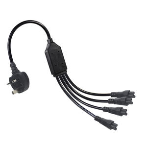 สายไฟ Bs1363ถึง C5แบบ UK สำหรับสายไฟสายไฟสายไฟสำหรับแล็ปท็อปสายต่อขยายแบบ3ขาสำหรับ UK 2WAY ตัวแยก4WAY 3WAY - Product Image 2